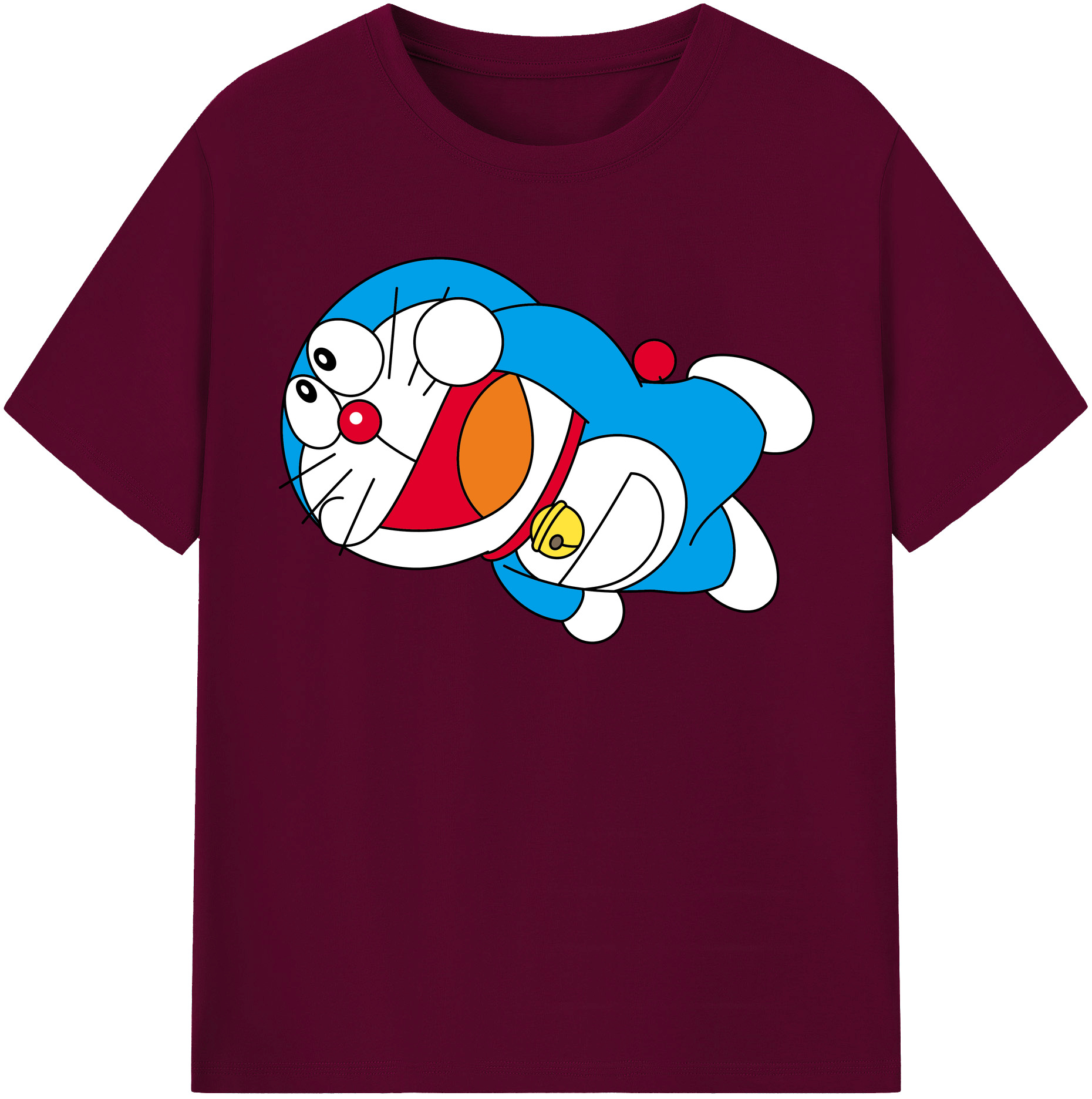 （画像用） ドラえもん Doraemon レディースカジュアルプリントTシャツ（綿100％）